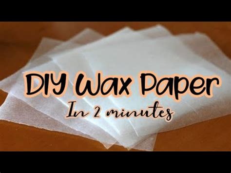 how to print on wax paper: the art of crafting unique designs with wax paper